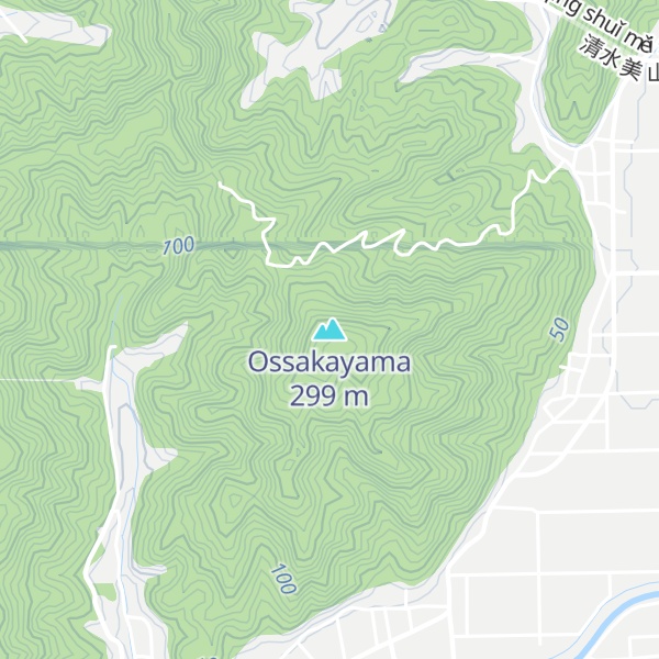 Map of Ossakayama