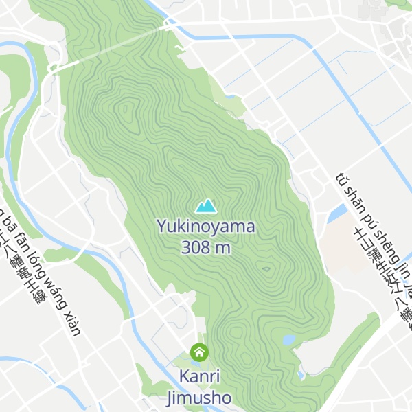 Map of Yukinoyama