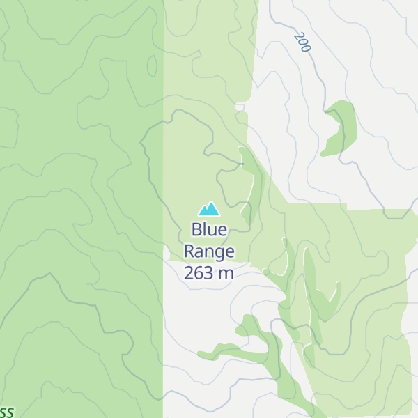 Map of Blue Range