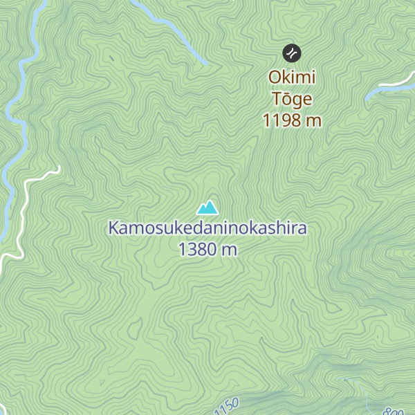 Map of Kamosukedaninokashira