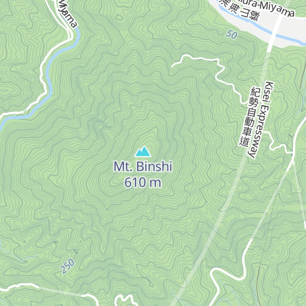 Map of Binshiyama   Zō No Se