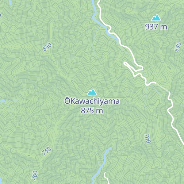 Map of ŌKawachiyama
