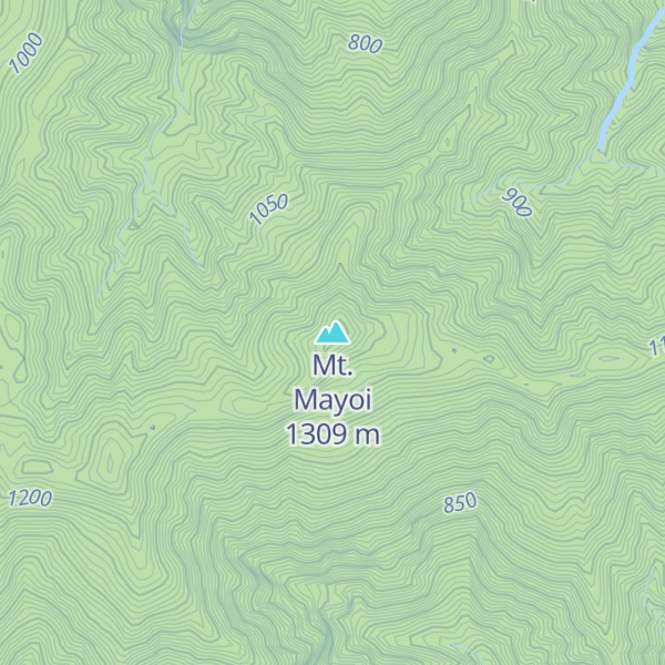 Map of Mt. Mayoi