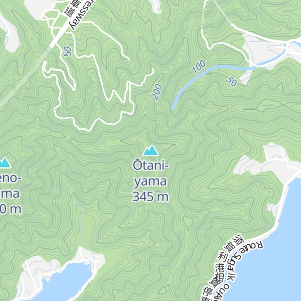 Map of Ōtani-yama