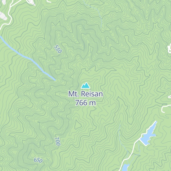 Map of Mt. Reisan