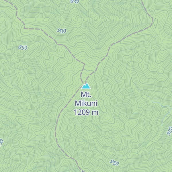 Map of Mt. Mikuni
