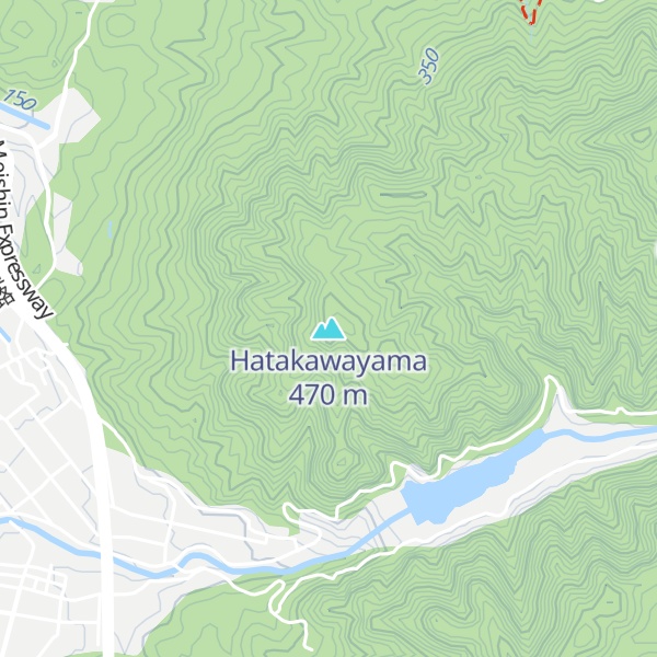 Map of Hatakawayama