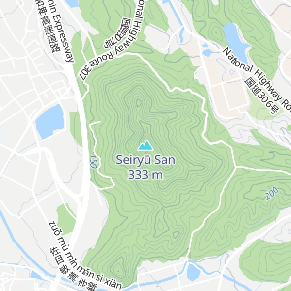 Map of Seiryū San