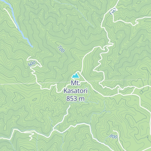 Map of Mt. Kasatori