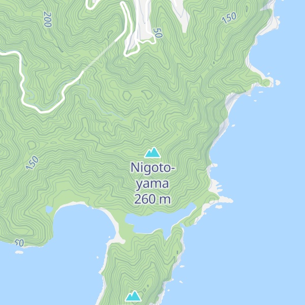Map of Nigoto-yama