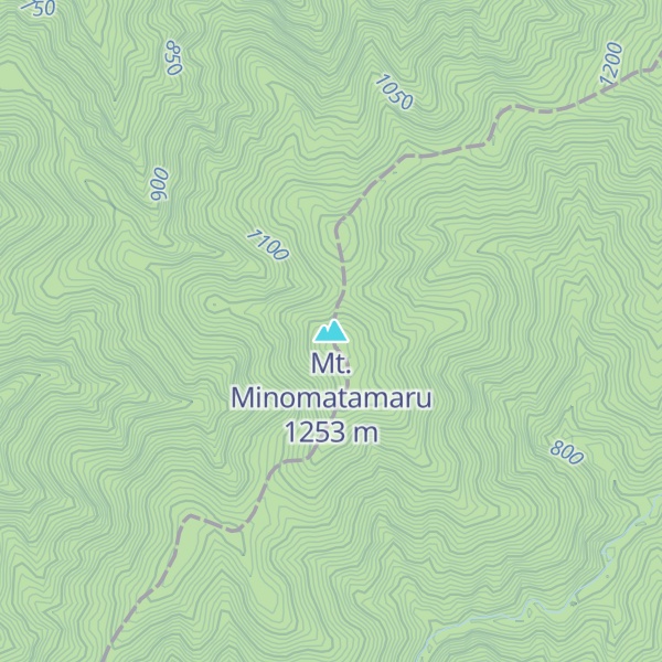 Map of Mt. Minomatamaru