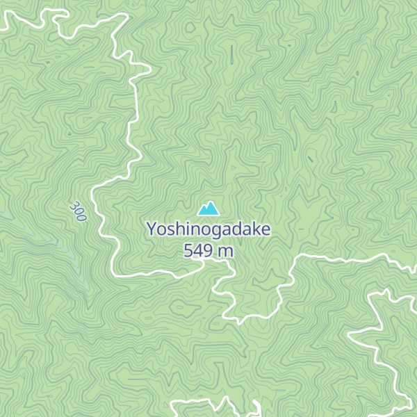 Map of Yoshinogadake