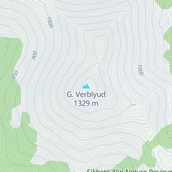 Map of G. Verblyud