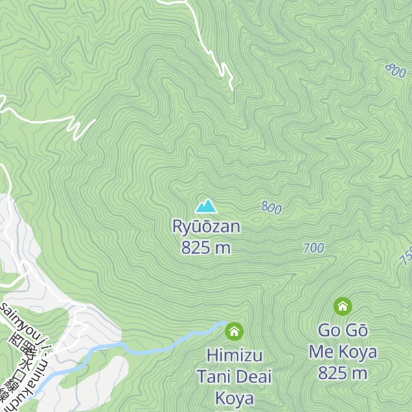 Map of Ryūōzan