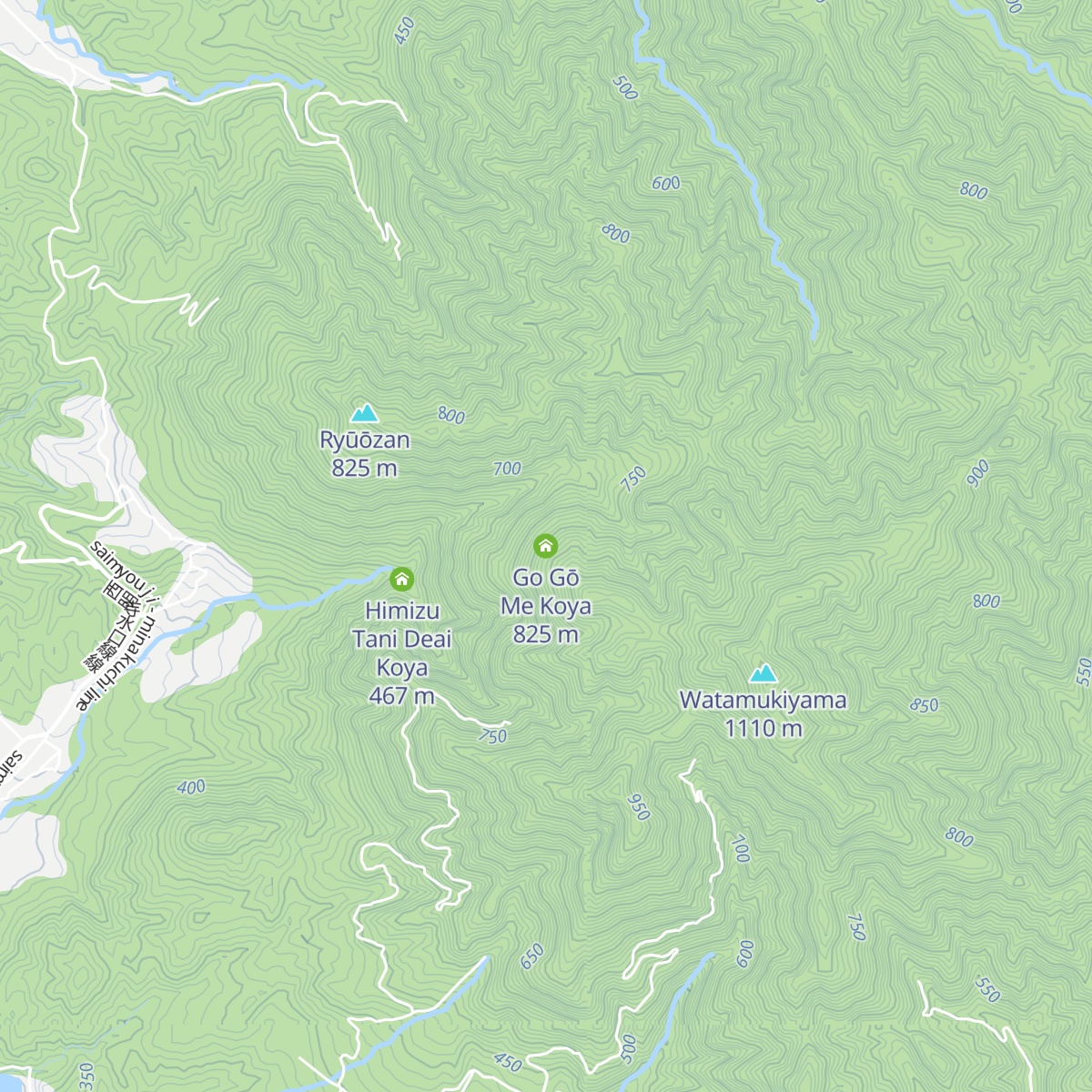 Go Gō Me Koya map