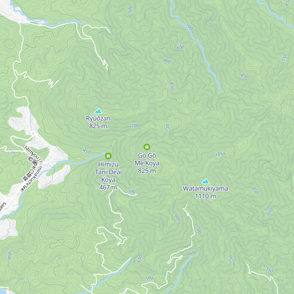 Go Gō Me Koya map