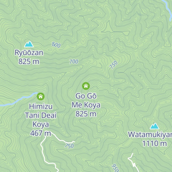Map of Go Gō Me Koya