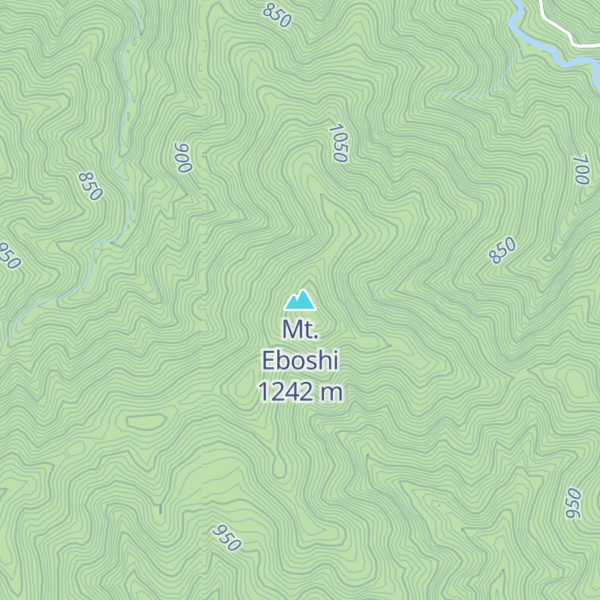 Map of Mt. Eboshi