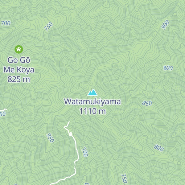 Map of Watamukiyama