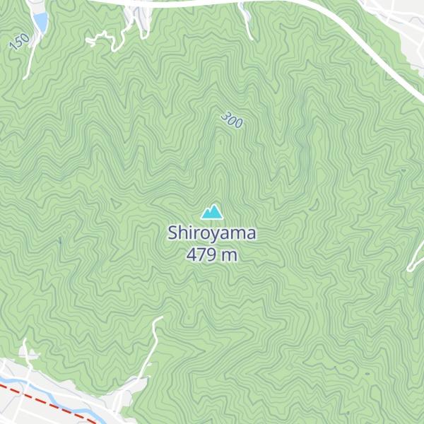 Map of Shiroyama