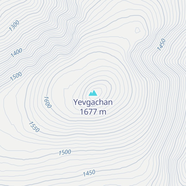 Map of Yevgachan