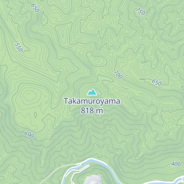 Map of Takamuroyama