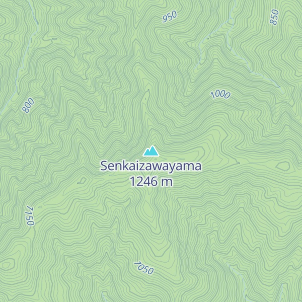 Map of Senkaizawayama