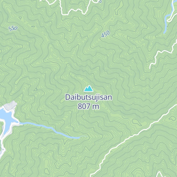 Map of Daibutsujisan