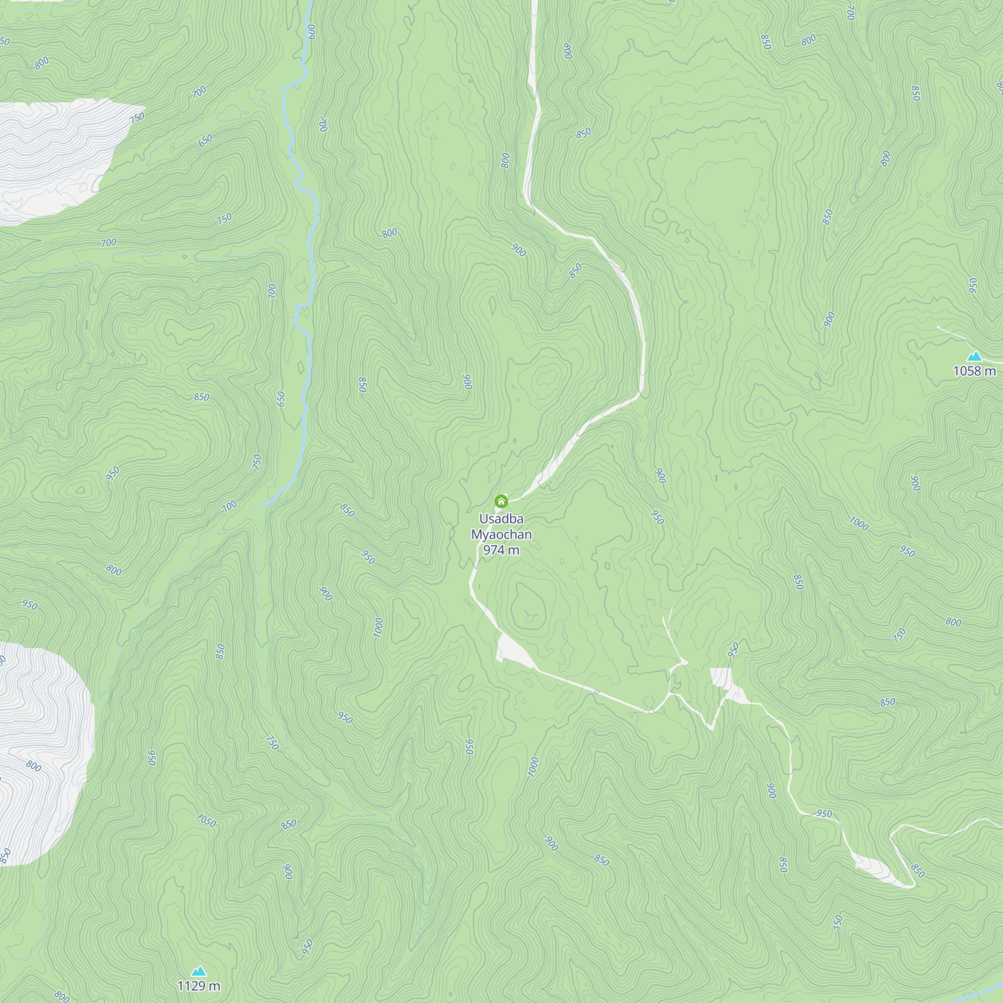 Usadba Myaochan map