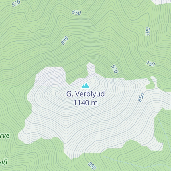 Map of G. Verblyud