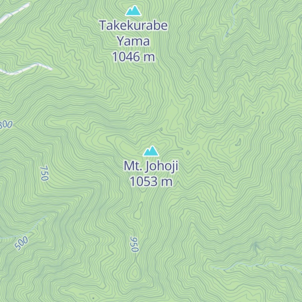 Map of Mt. Johoji