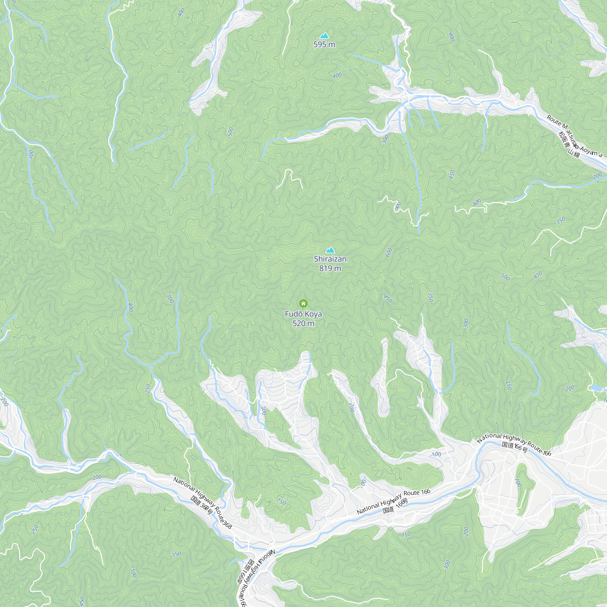 Fudō Koya map