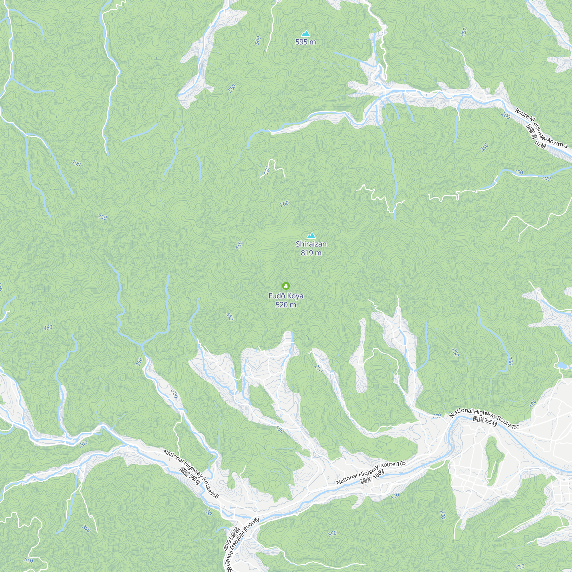 Fudō Koya map