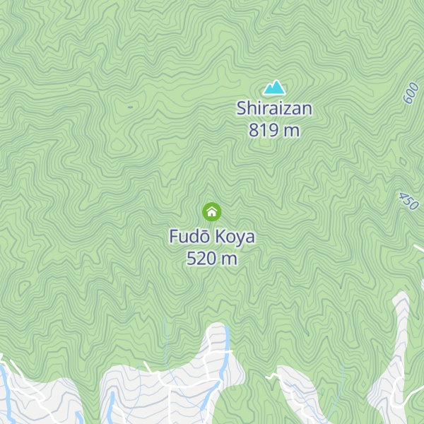 Map of Fudō Koya
