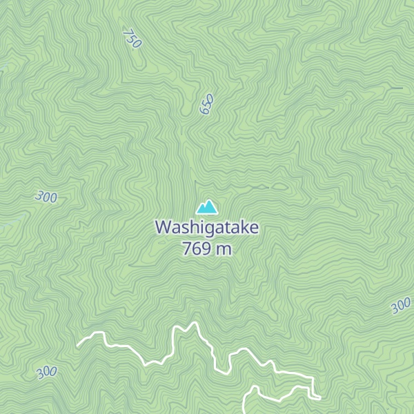 Map of Washigatake