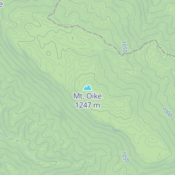 Map of Mt. Oike