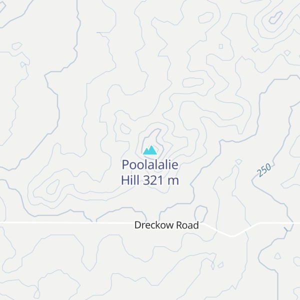 Map of Poolalalie Hill