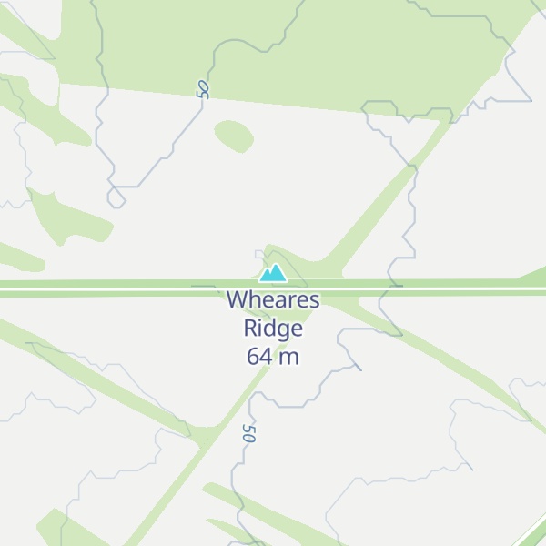 Map of Wheares Ridge