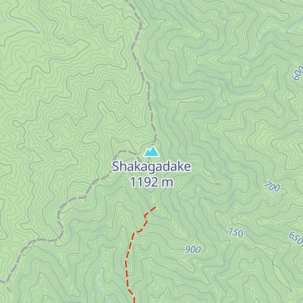 Map of Shakagadake