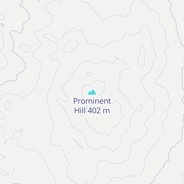 Map of Prominent Hill