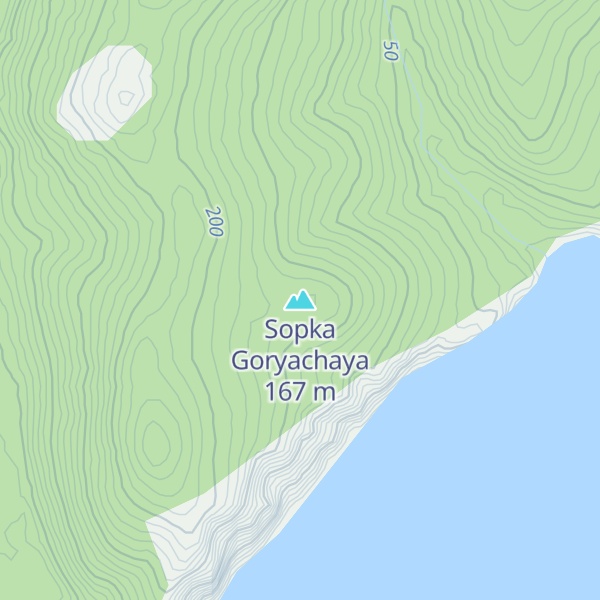 Map of Sopka Goryachaya