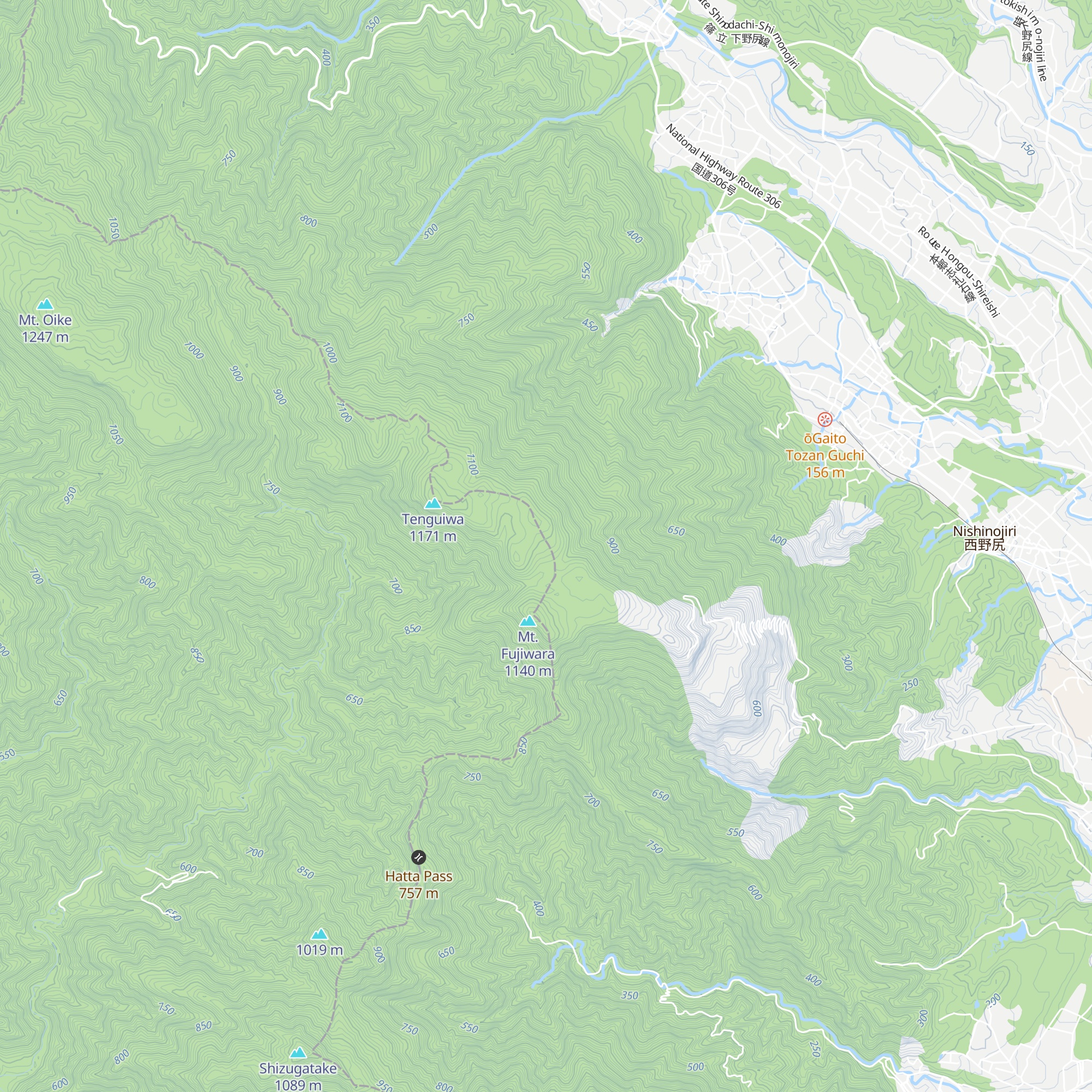 Fujiwara Sansō map