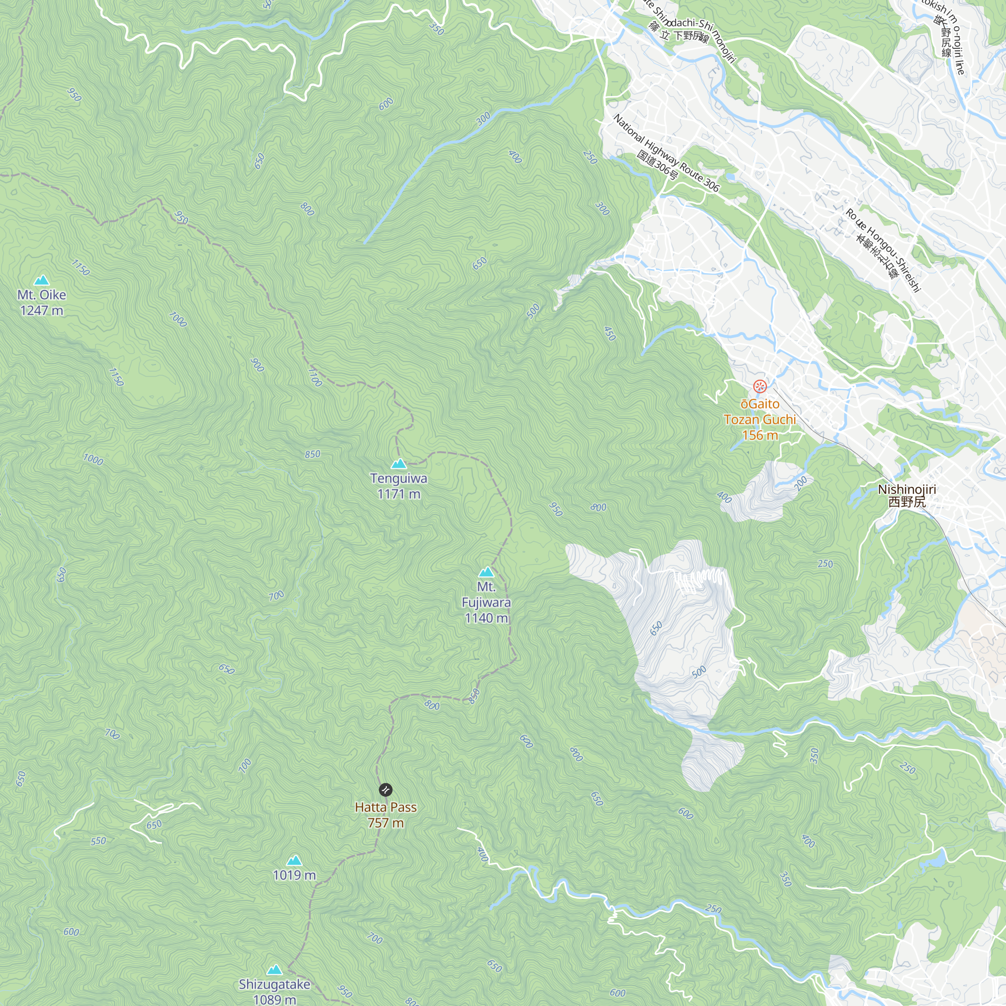 Fujiwara Sansō map