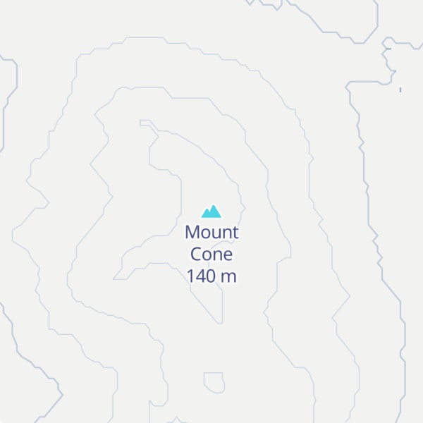 Map of Mount Cone