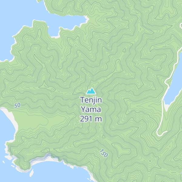 Map of Tenjin Yama