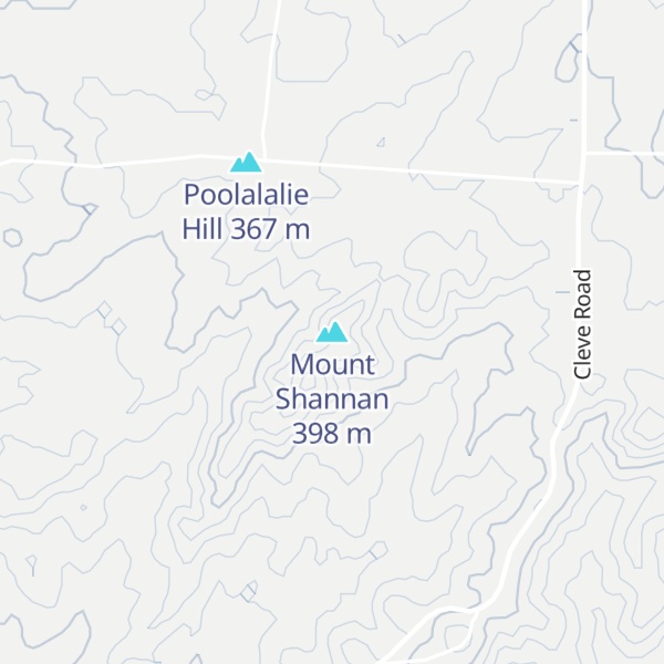 Map of Mount Shannan