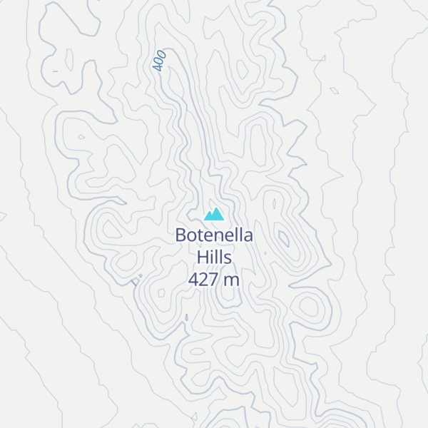 Map of Botenella Hills