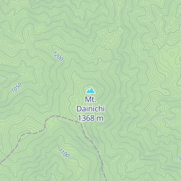 Map of Mt. Dainichi