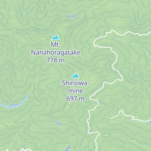 Map of Shiroiwa-mine