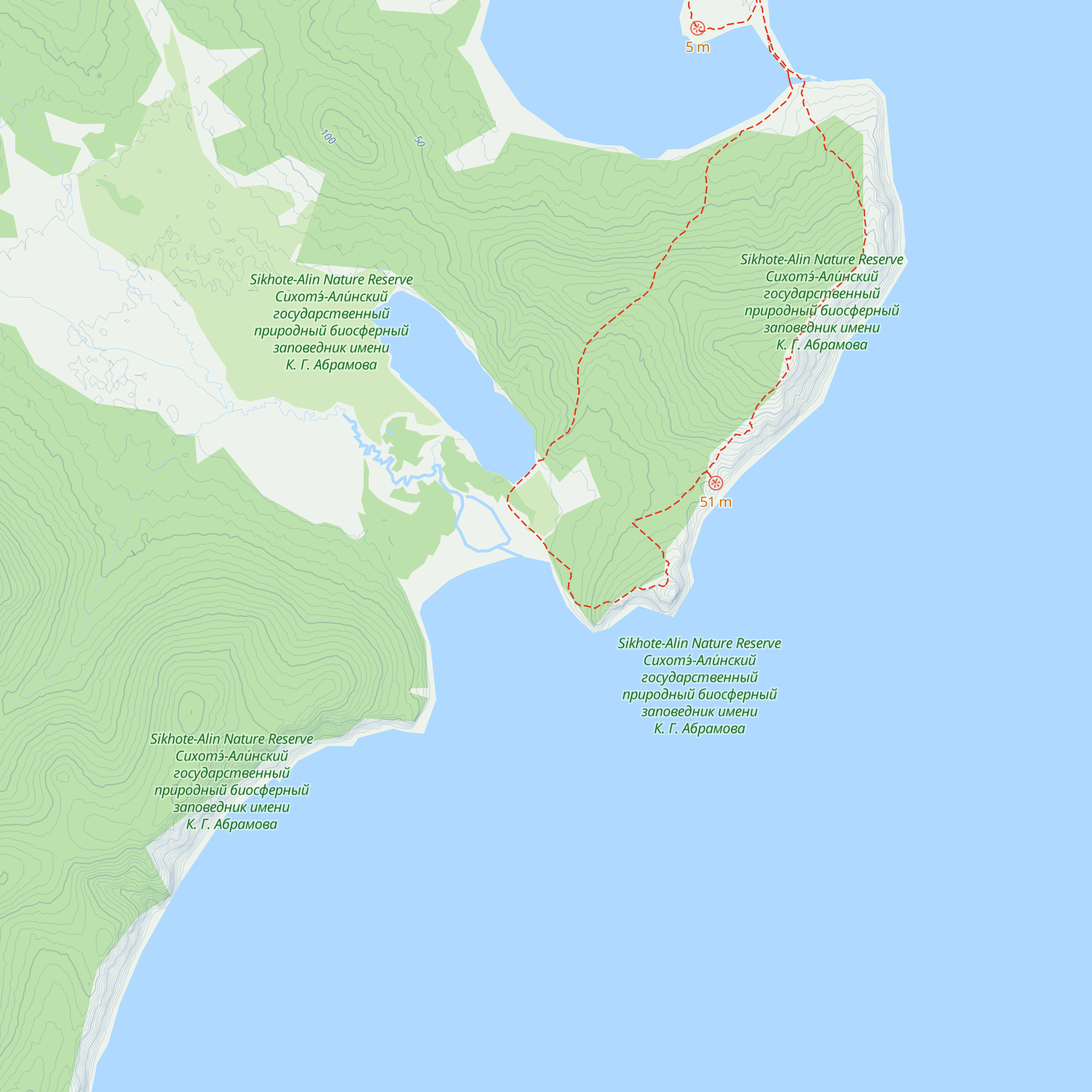 The Sea Hut map